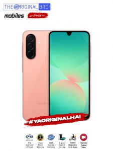 Samsung A26 5G - 8GB RAM - 256GB Storage - PTA Approved - 12 Months Warranty - Pink - The Original Bro Mobiles - TOB33